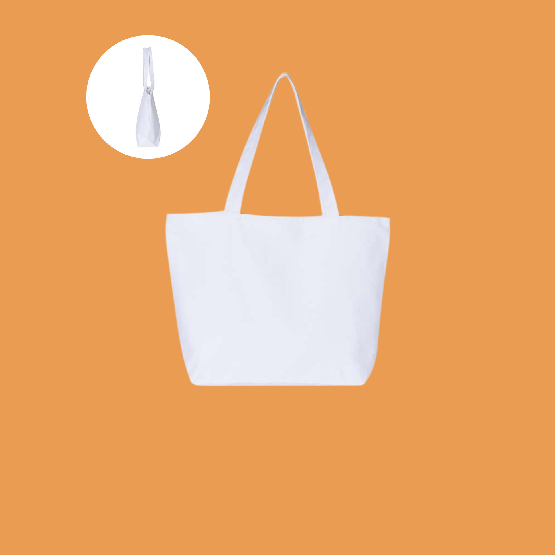 Grand Tote Bag avec Zipper - 25L