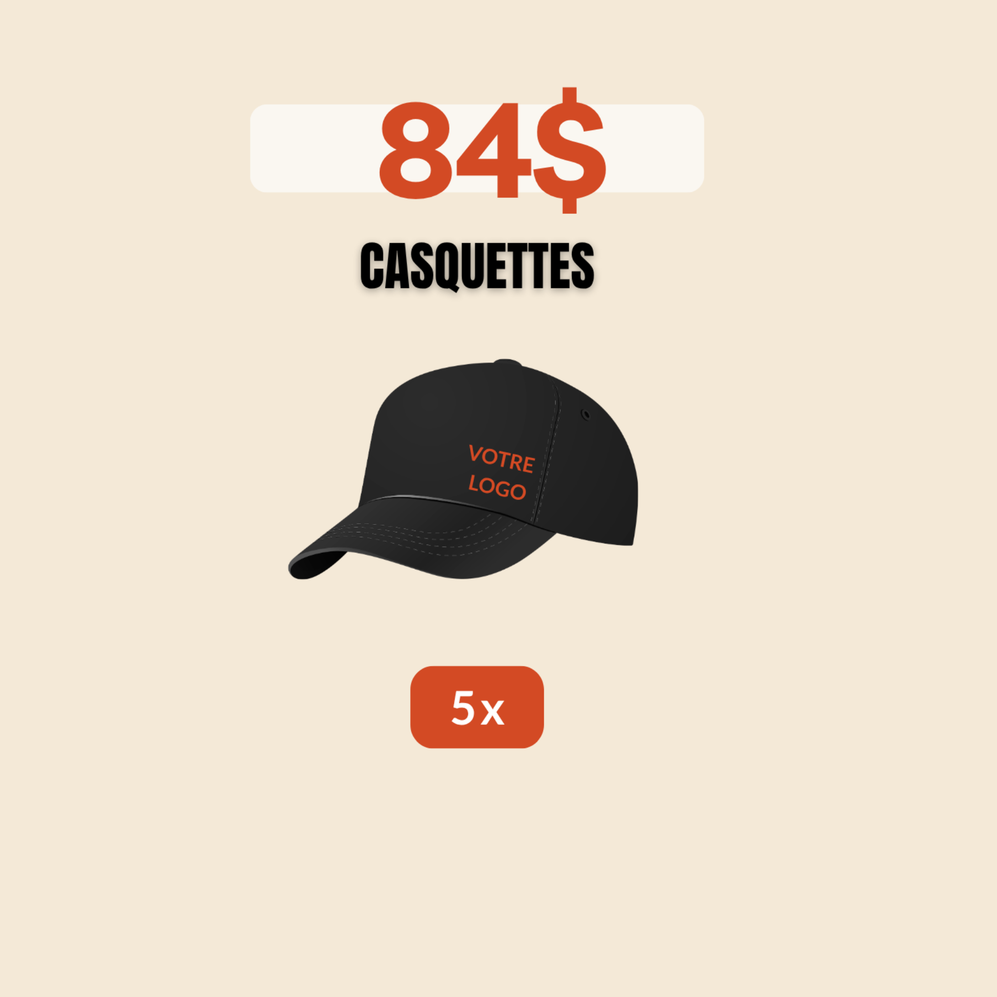 5 Casquettes