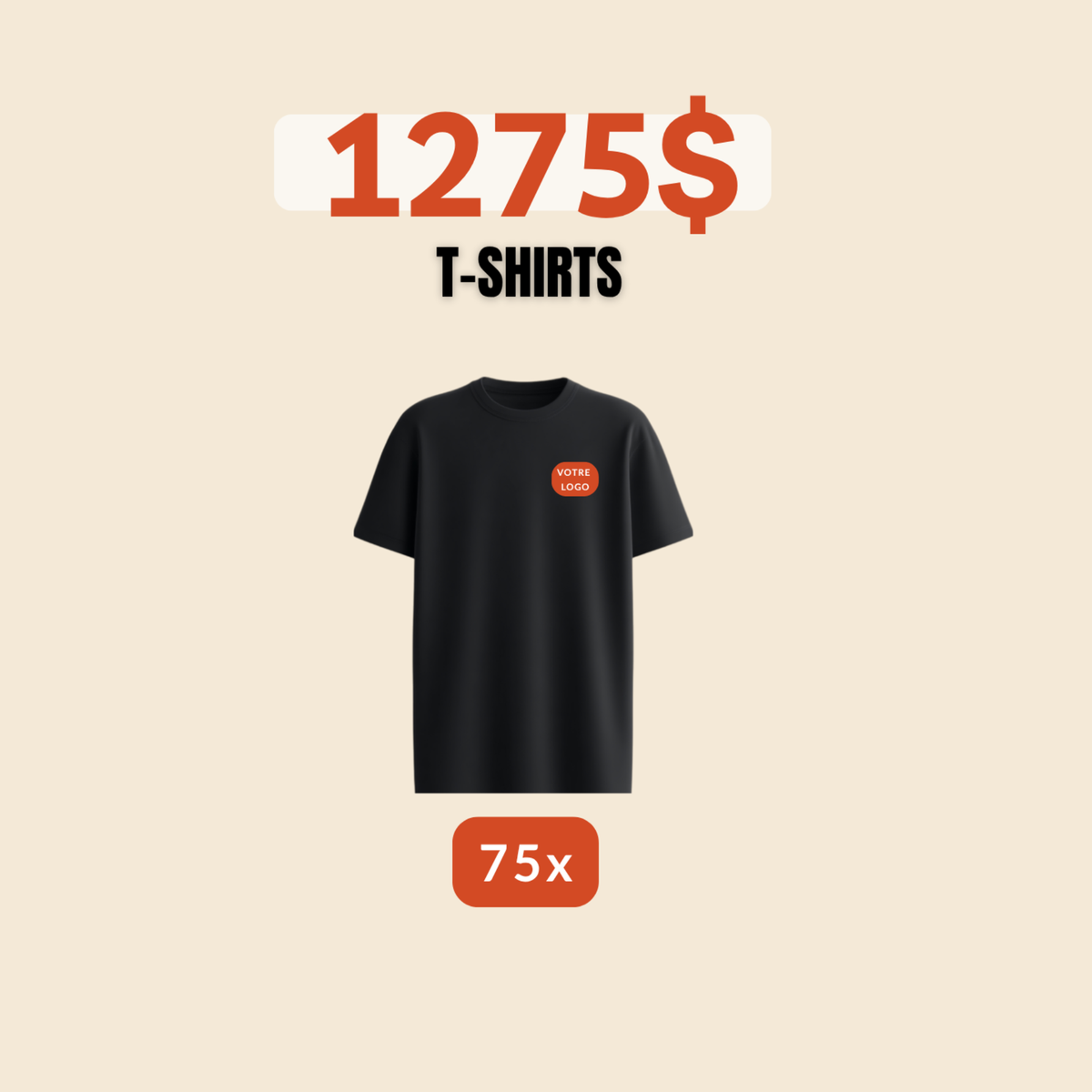 75 T-shirts