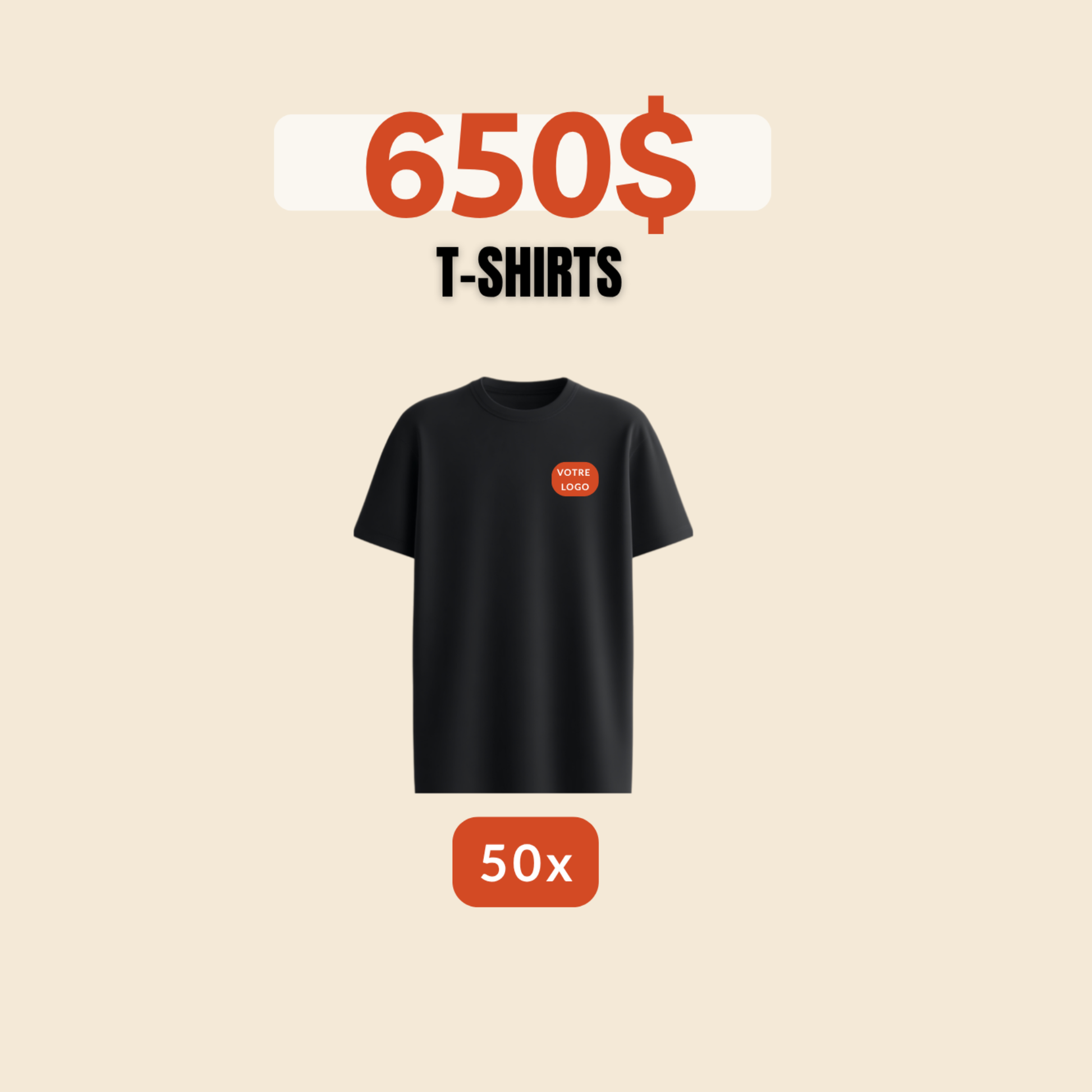 50 T-shirts