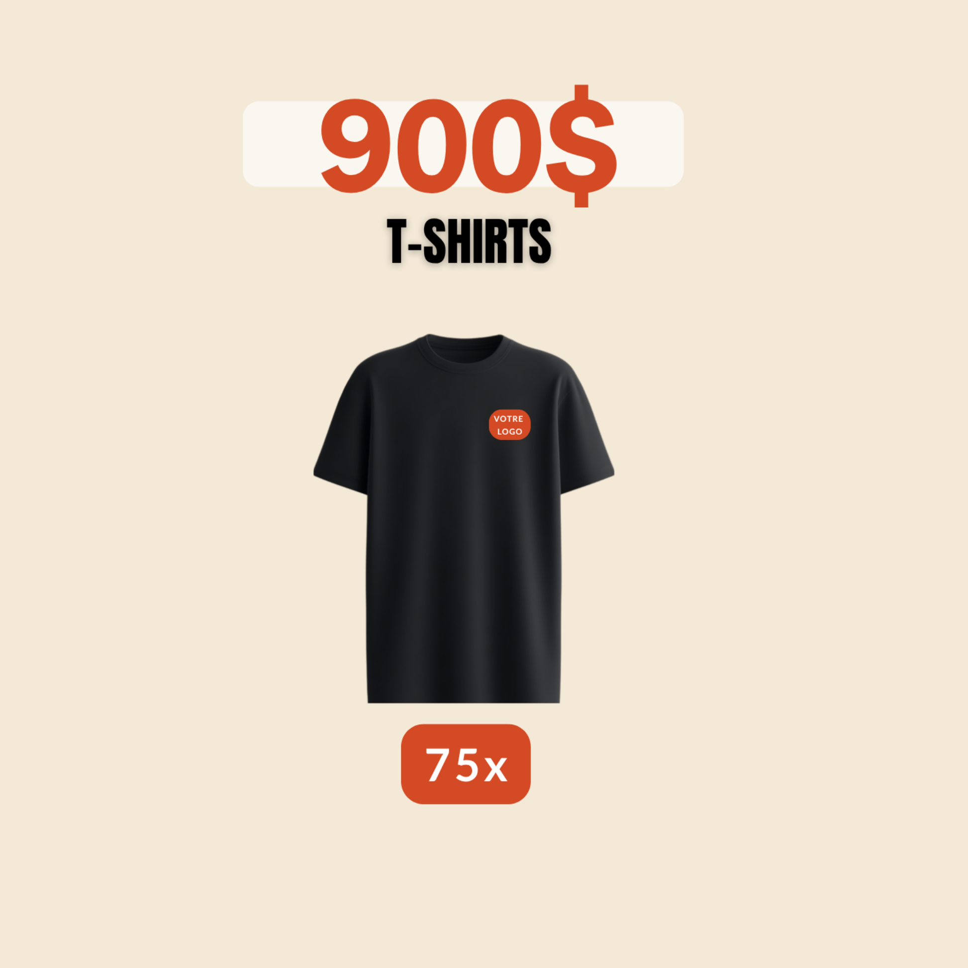 75 T-shirts